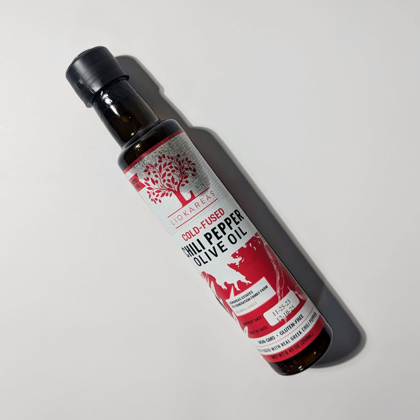 Cold-Fused Chili Pepper Olive Oil LIOKAREAS (8.45oz)