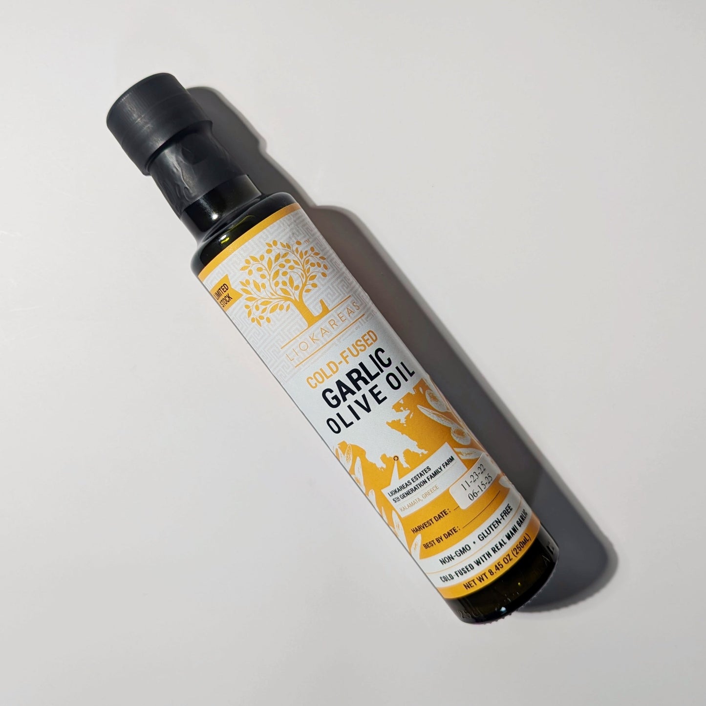 Garlic Olive Oil COLD-FUSED LIOKAREAS (250mL)