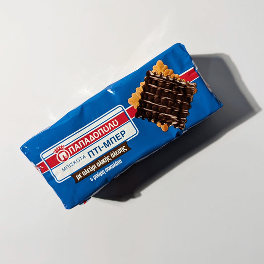 Petit-Beurre Biscuits with Dark Chocolate PAPADOPOULOS (200g)