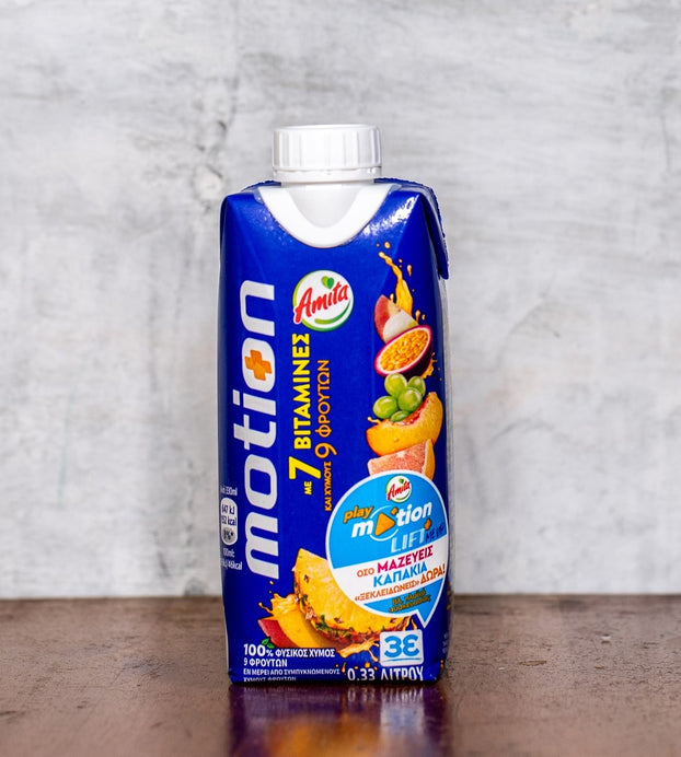 Amita Motion Fruit Juice 9 Fruits 7 Vitamins THE GREEK Online The