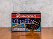 PAPADOPOULOS Digestive Biscuit Cracker is a crunchy snack that combines the delicious taste of dark chocolate with the classic digestive biscuit, to give a unique and indulgent experience. With its high fiber content, this cracker is the perfect guilt-free delight for any time of the day. They can be part of a healthy and balanced breakfast or a snack for children and teenagers, as well as for adults.